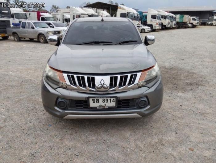 MITSUBISHI TRITON DOUBLE CAB 2.5 GL M/T ปีจด 2015 สีเทา ทะเบียน ขล 8914 ชลบุรี